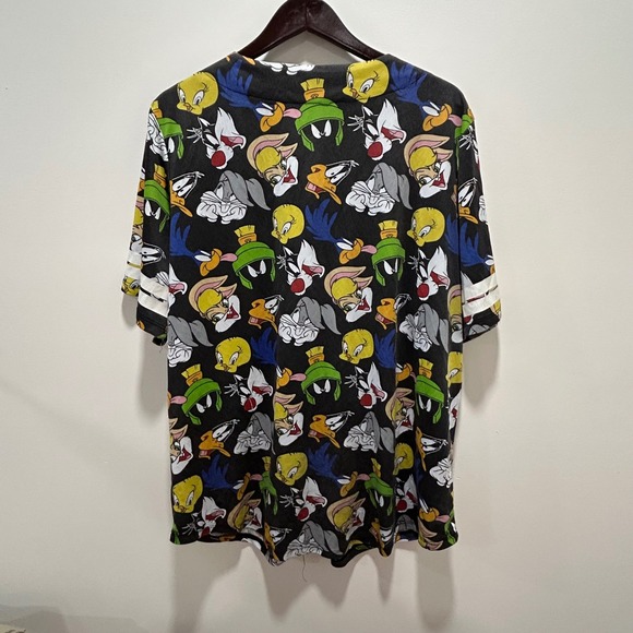 Looney Tunes Bugs Bunny Tweety Bird Baseball Jersey Shirt Cartoon Character - Picture 2 of 7
